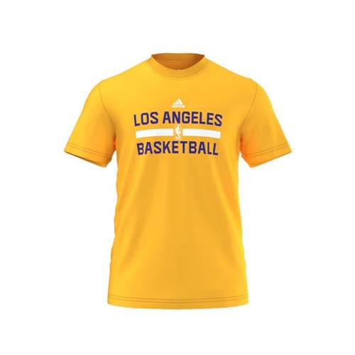 Adidas Wntr Hps Game T Los Angeles Lakers Žluté