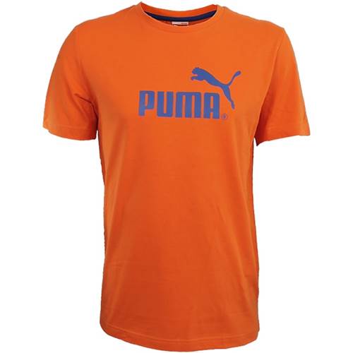 Puma Large NO1 Logo Tee Oranžové