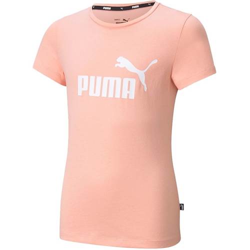 Puma Ess Logo Tee Růžové