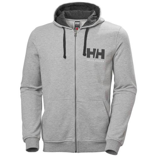 Helly Hansen HH Logo Full Zip Hoodie Šedé