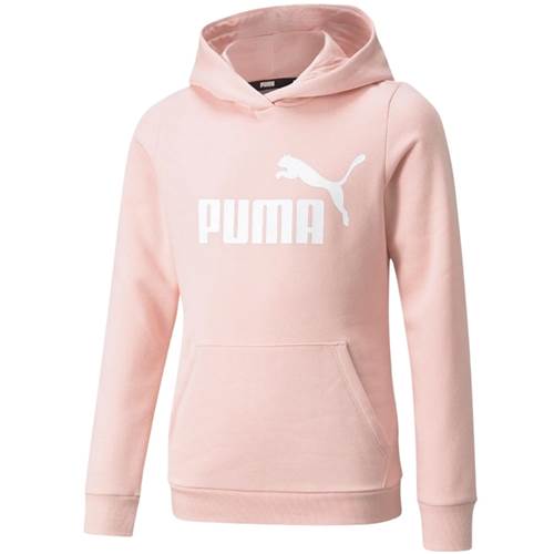 Puma Ess Logo Hooded Růžové