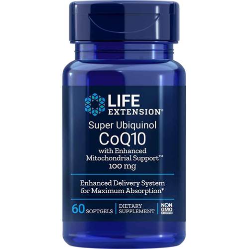 Doplňky stravy Life Extension Super Ubiquinol COQ10 With Enhanced Mitochondrial Support