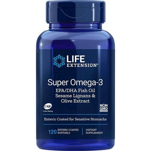Doplňky stravy Life Extension Super OMEGA3 Epa Dha With Sesame Lignans Olive Extract