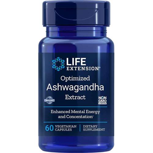 Doplňky stravy Life Extension Optimized Ashwagandha Extract