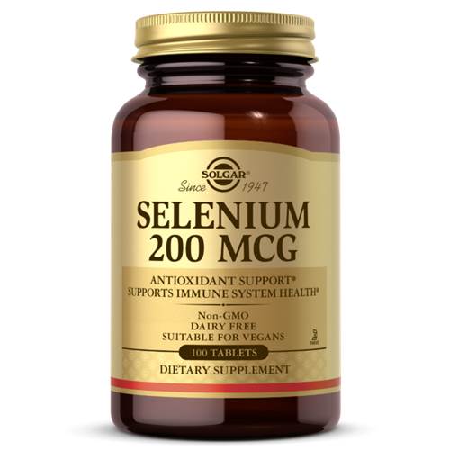 Doplňky stravy Solgar Selenium 200 Mcg