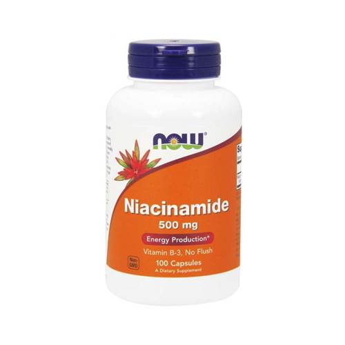 Doplňky stravy NOW Foods B3 Niacinamide 500 MG