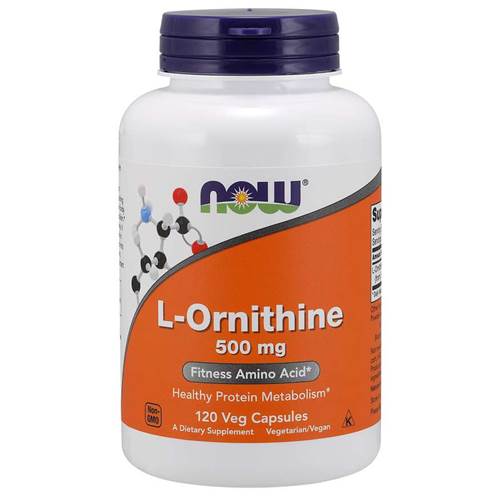 Doplňky stravy NOW Foods Lornithine 500 MG
