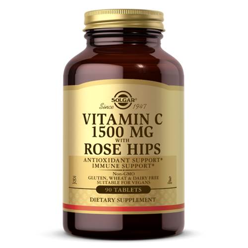 Doplňky stravy Solgar Vitamin C 1500 MG With Rose Hips