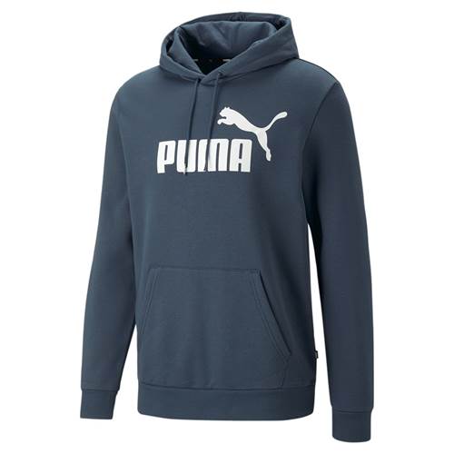 Puma Ess Big Logo Hoodie FL Tmavomodré