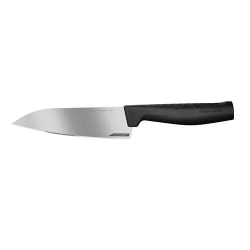 Kuchyňský nůž Fiskars Hard Edge 135 CM Czarny Nóż Szefa Kuchni ZE Stali Nierdzewnej