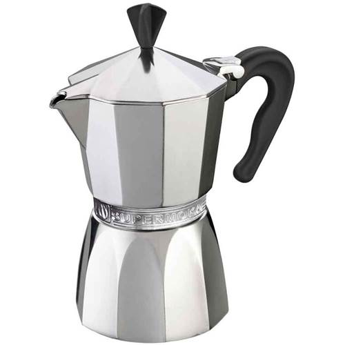 Kawa i herbata GAT Supermoka NA 6 Filiżanek Espresso 6 TZ Kawiarka Aluminiowa Ciśnieniowa