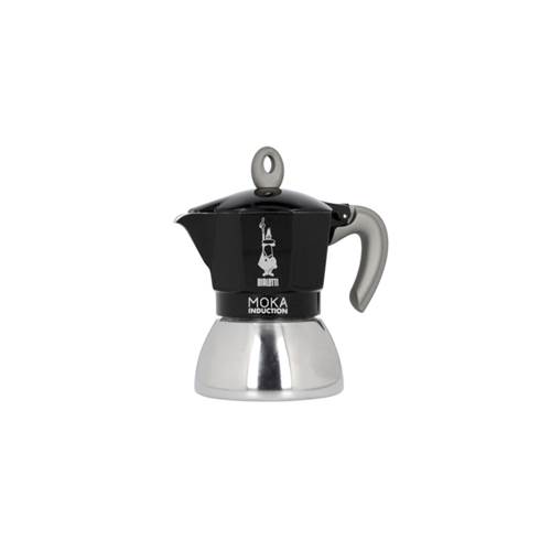Kawa i herbata Bialetti Moka Induction NA 4 Filiżanki Espresso 4 TZ Czarna Kawiarka Aluminiowa Ciśnieniowa