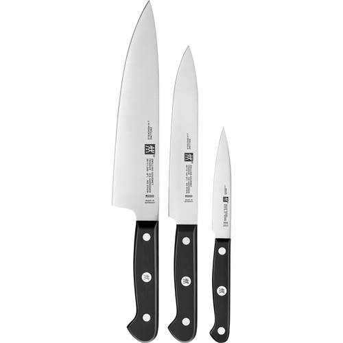 Kuchyňský nůž Zwilling Gourmet 3 EL Czarne Noże Kuchenne ZE Stali Nierdzewnej