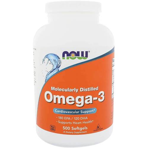 Doplňky stravy NOW Foods OMEGA3 Molecularly Distilled