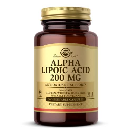 Doplňky stravy Solgar Alpha Lipoic Acid 200 Mg
