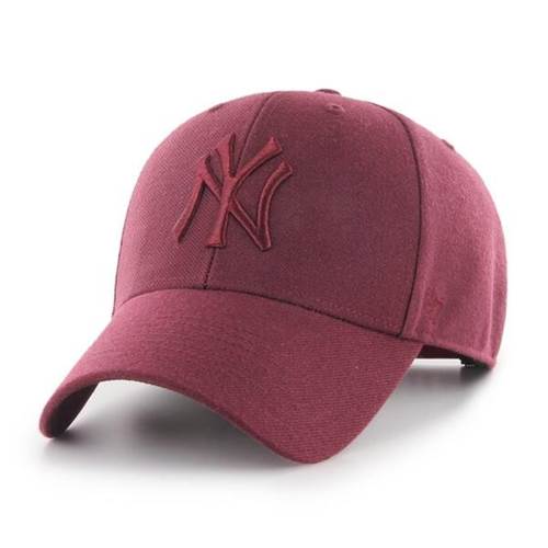 Čepice 47 Brand Czapka Z Daszkiem Mlb New York Yankees Bordowa