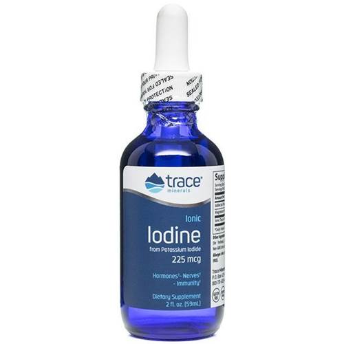 Doplňky stravy Trace Minerals Ionic Iodine